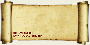 Irina Pjanić vizit kartica